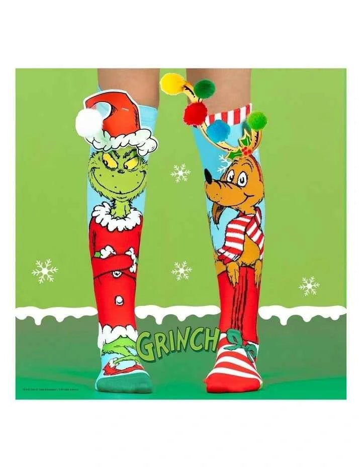 The Grinch and Max Christmas Socks - itzy bitsy