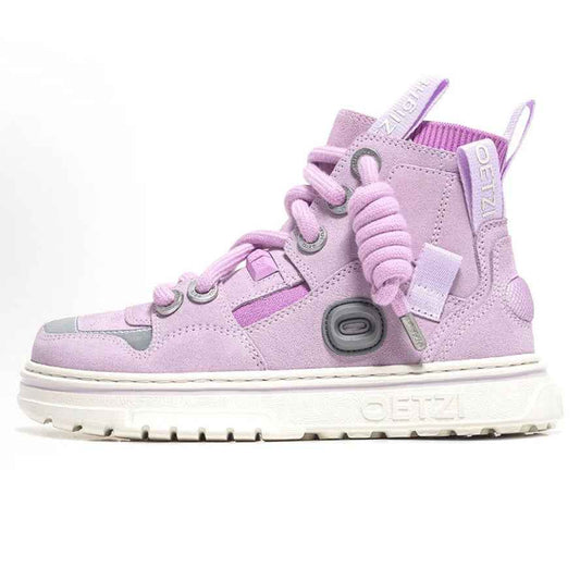 OETZI丨Ötzi Suede High-Top Platform Sneakers - Purple - itzy bitsy