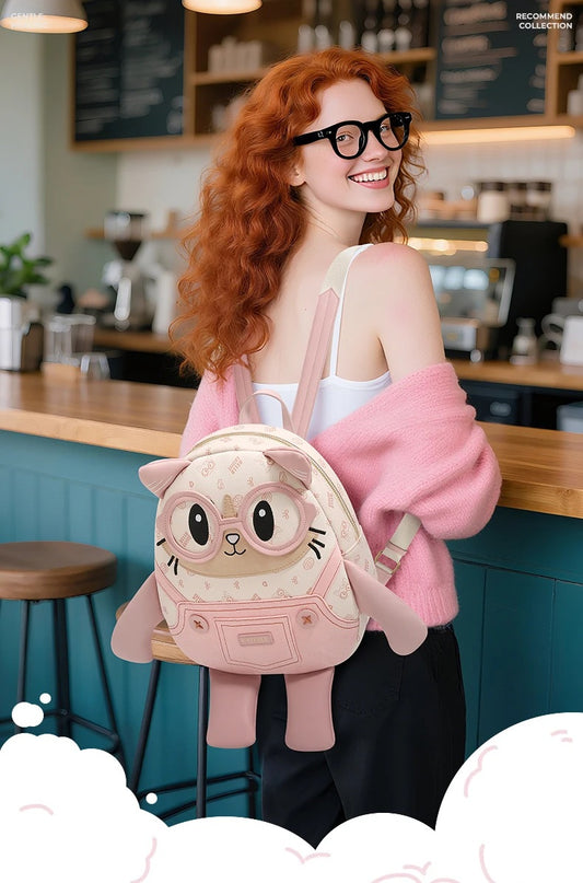 Hello Catffee Cute Doll Backpack
