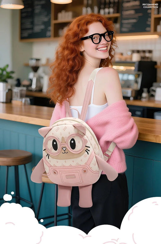 Hello Catffee Cute Doll Backpack - itzy bitsy
