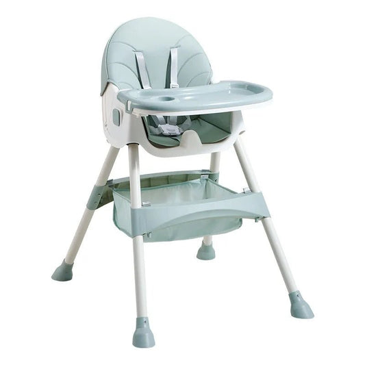 3 - in - 1 Convertible and Foldable Rocking High Chair with Lockable Wheels - itzy bitsy