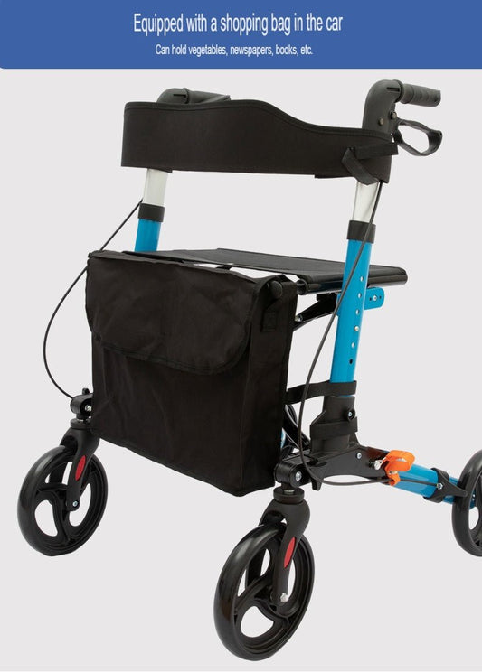 Multi-functional Elderly four-wheel Walker - itzy bitsy