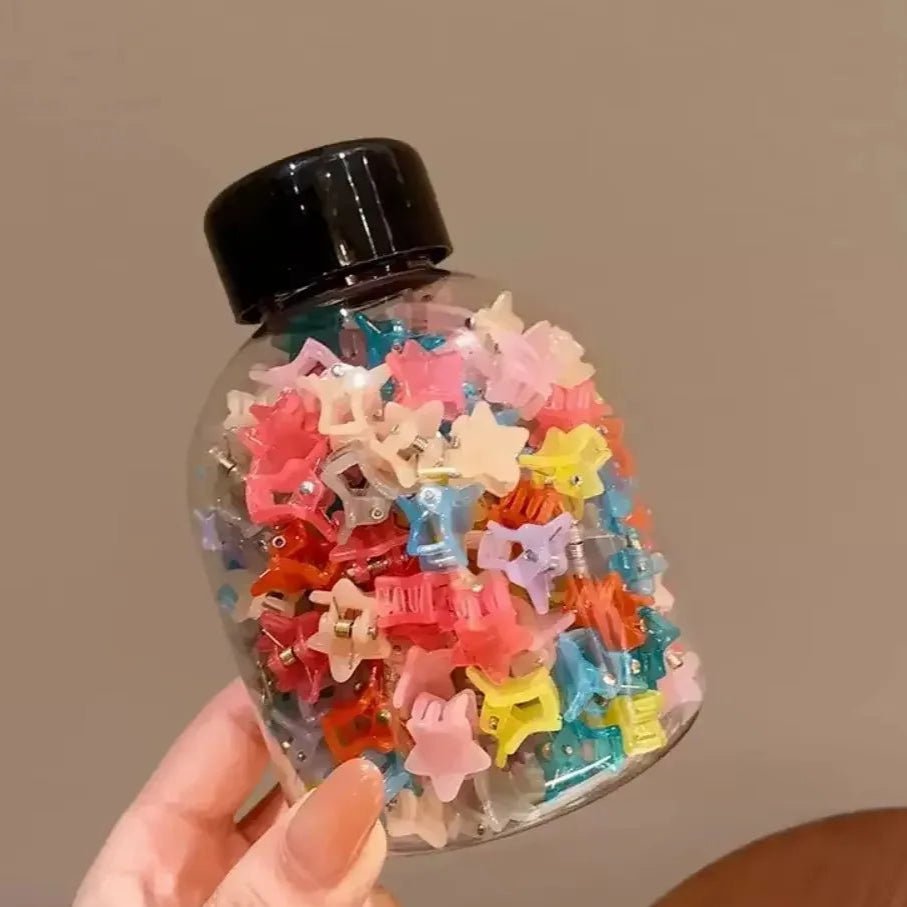 50pcs Colorful Hair Mini Grabbing Claw Clip - itzy bitsy