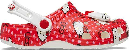 Crocs Classic Clog +Hello Kitty Red - itzy bitsy