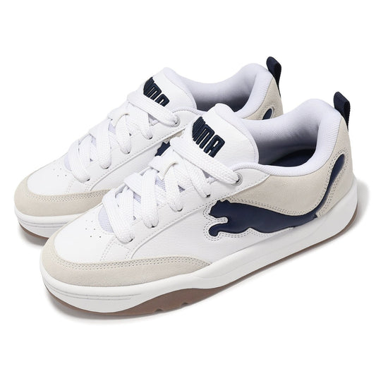 Puma Park Lifestyle SD White Navy Unisex Casual - itzy bitsy