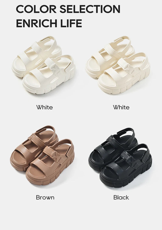 UTUNE Platform Sandals for Women - Stylish Summer Adjustable Straps Sandals - Itzy bitsy