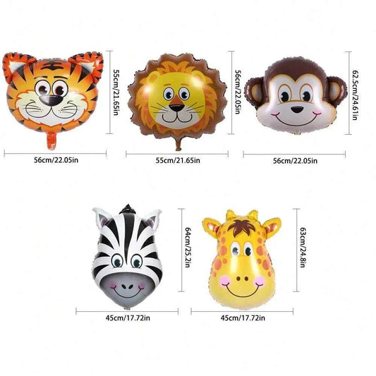 5pcs Aluminum Foil Balloons