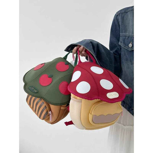 Cute Mushroom Kids Mini Backpack - itzy bitsy