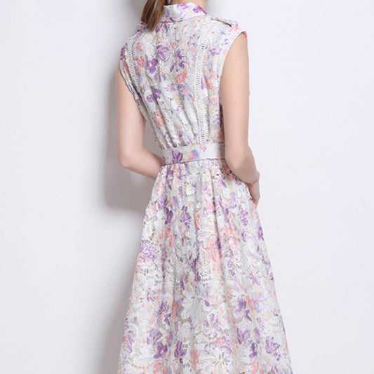 Women's Hollow Crochet Lace Dress