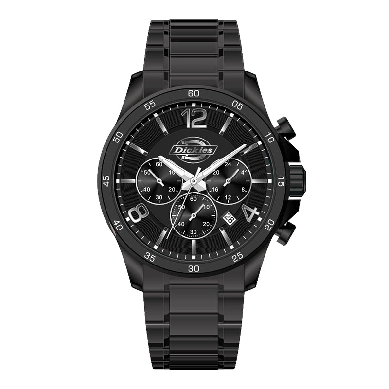 Dickies Watch Men's Steel Belt Business Fashion Three Eyes Multifunctional Men's Watch 2024 Trend New CL587