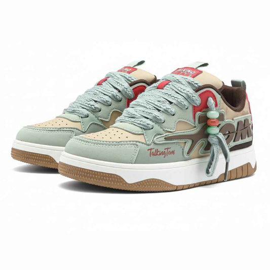 TALKING TOM | Sports Board Shoes - Matcha Brown - itzy bitsy