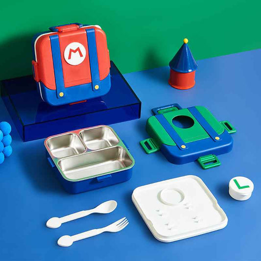 Cute Lunch Box and 600ml Water Bottle Set - itzy bitsy