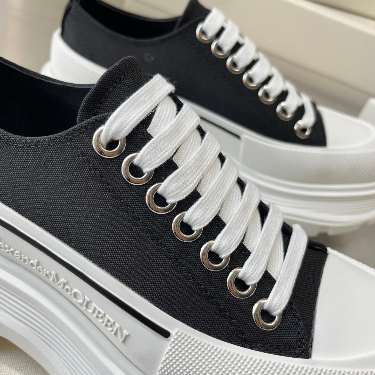 Alexander McQueen Tread Slick Lace-Up Sneakers
