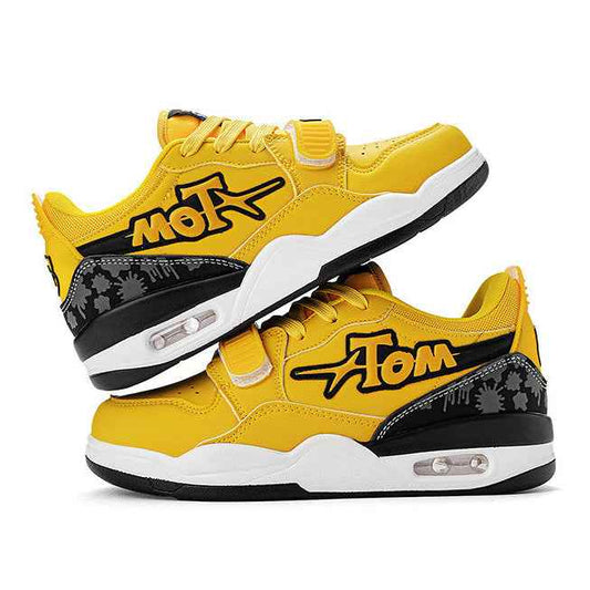 TALKING TOM | Basketball-Inspired Casual Sneakers - Yellow - itzy bitsy