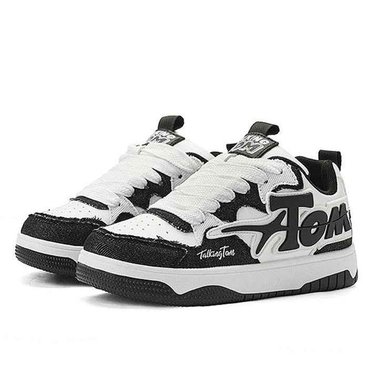 TALKING TOM | Sports Board Shoes - Black/White - itzy bitsy