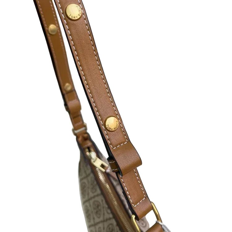 Tory Burch T Monogram Crescent Shoulder Bag - itzy bitsy