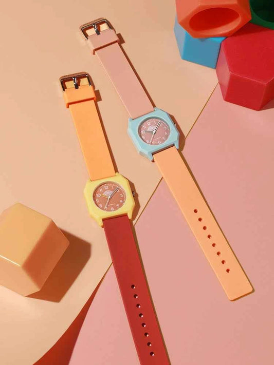 Dickies Women's Bubble Gum Series Small Square Quartz Watch CL-529