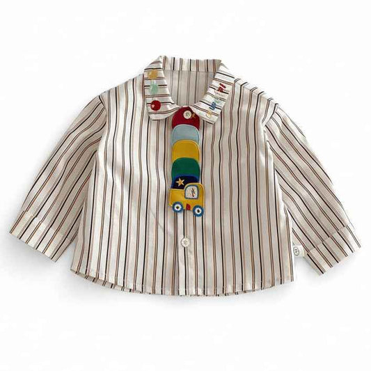 The Master Builder 2 Pcs Outfit Set with Tie - itzy bitsy