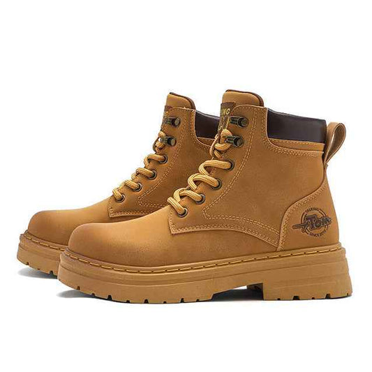 TALKING TOM | High-Top Cargo Boots - Khaki - itzy bitsy