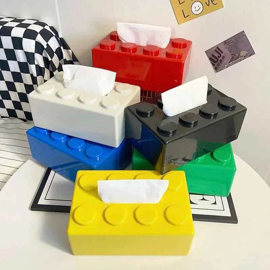 Building Blocks Tissue Box - itzy bitsy