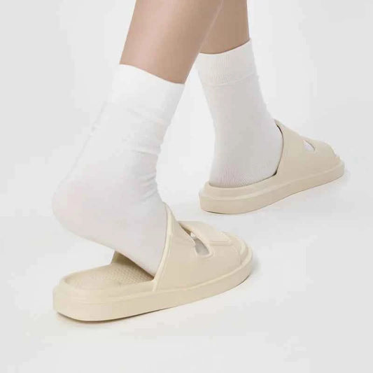 UTUNE Women's Massage Slipper - Outdoor Slide with buckle design