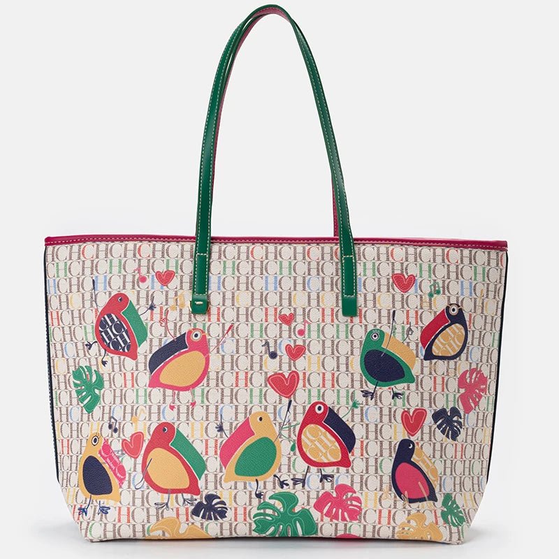 CHCH Women's Large Shopping Shoulder Bag - itzy bitsy