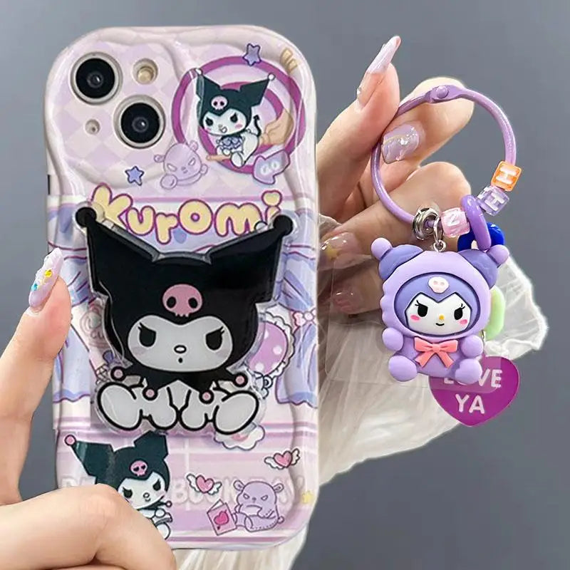 Phone Case With Holder For iPhone Melody, Hello Kitty - Itzy bitsy