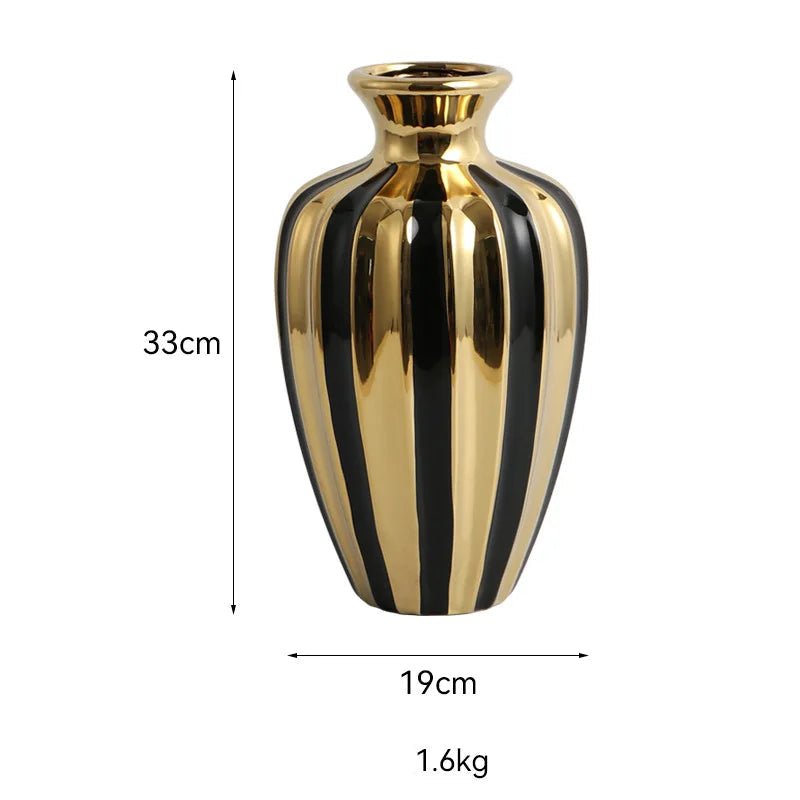Luxury Ceramic Vase Creative Handicraft Jars Decorations - itzy bitsy