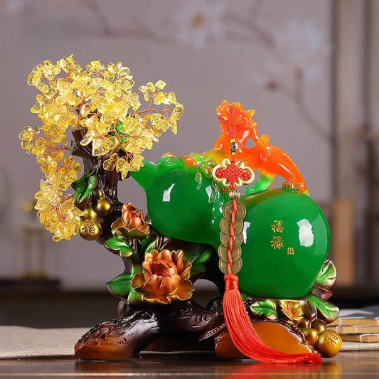 Feng Shui Fortune Gourd Brave Crystal Ornaments - itzy bitsy
