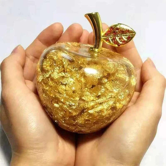 Creative Home Decoration Gold Foil Crystal Lucky Ornament - itzy bitsy