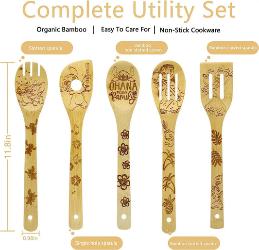 5PCS Disney Mickey Minnie Kitchen Utensils - Itzy bitsy