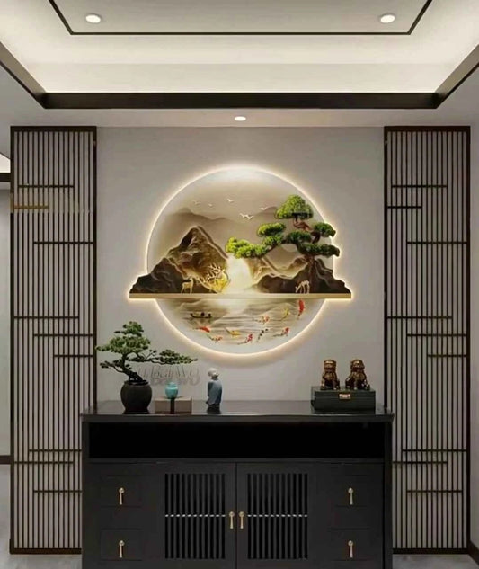 Chinese Style Wall Decoration Mural Lamp - itzy bitsy