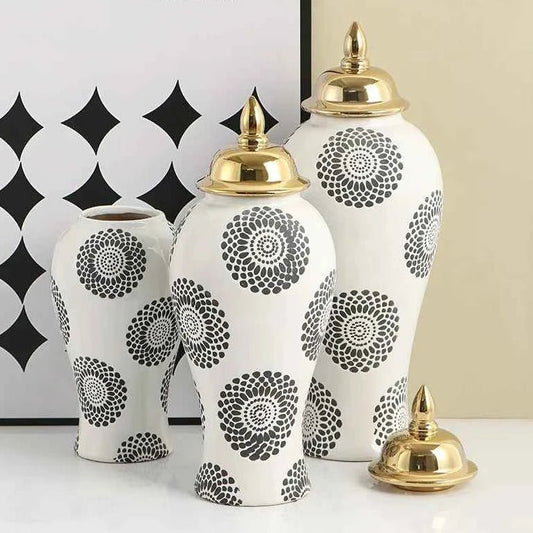 Luxury Ceramic Vase, Decorative Jar - itzy bitsy