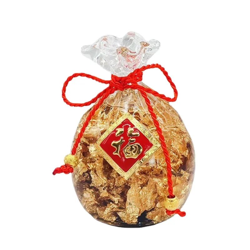 Creative Home Decoration Gold Foil Crystal Lucky Ornament - itzy bitsy