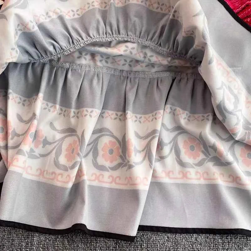 Patchwork Women Camisole Dress