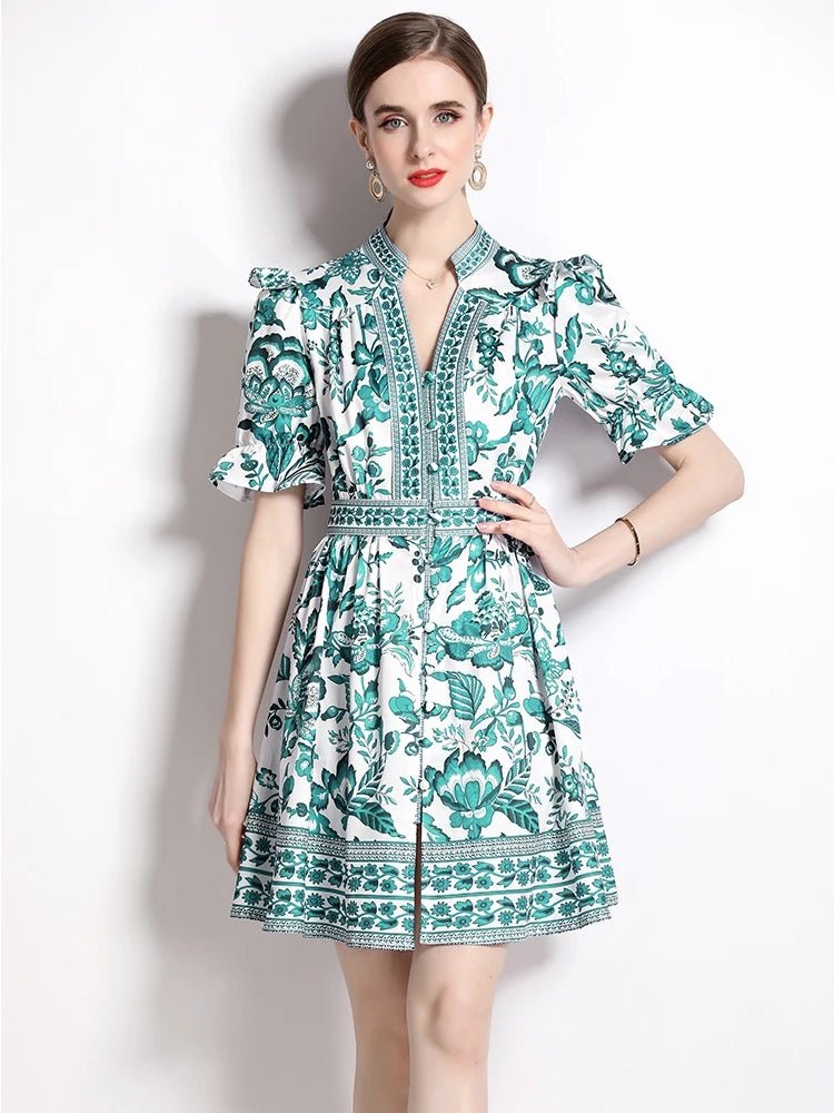 Summer Mini Ruffle Dress - itzy bitsy