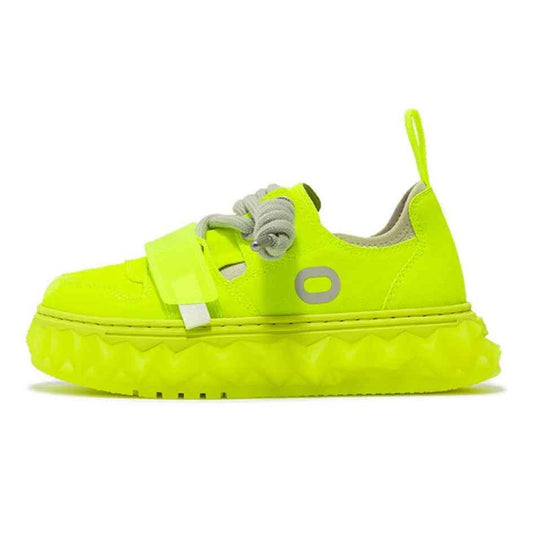 OETZI丨 Ötzi Melted Sneakers-Fluorescent Yellow Green - itzy bitsy