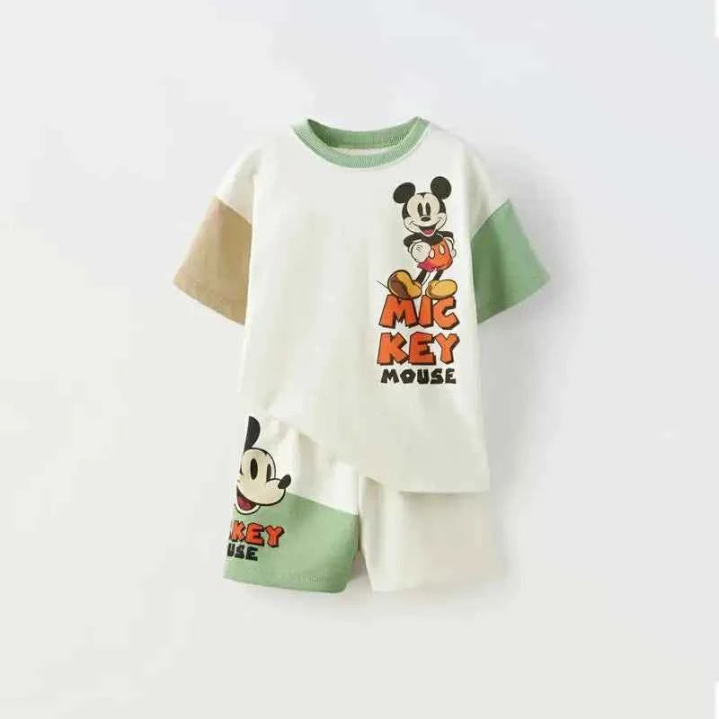 Printed Children's Clothes T-shirt - Shorts 2pc/set
