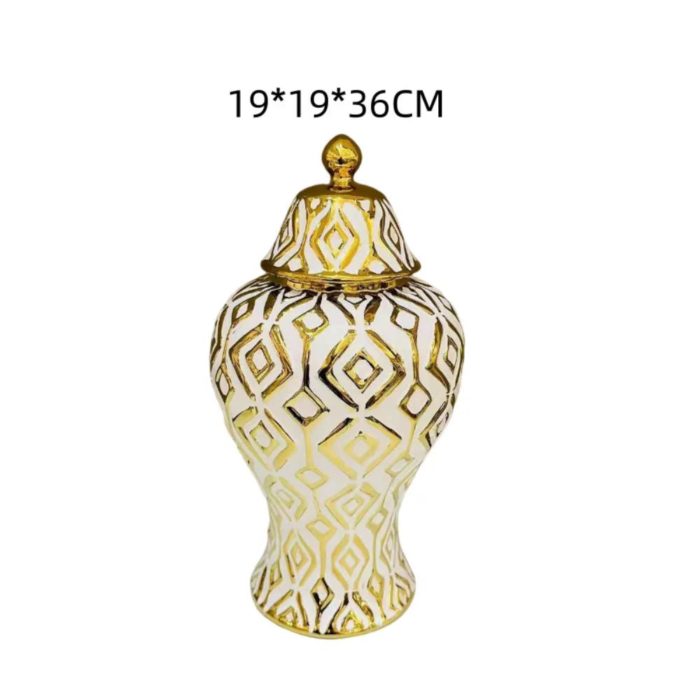 Elegant Ceramic Vase, Decorative Universal Jar Ornament - itzy bitsy