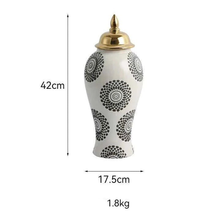 Luxury Ceramic Vase, Decorative Jar - itzy bitsy
