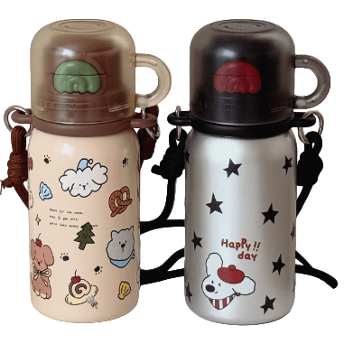 500ml Retro Frosted 316 Stainless Steel Water Bottle - itzy bitsy