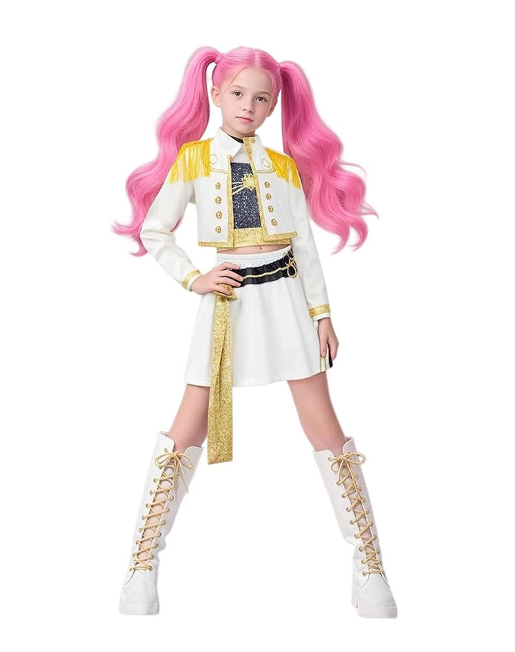 Girls K-Pop Demon Hunters Zoey Rumi Mira Classic Costume