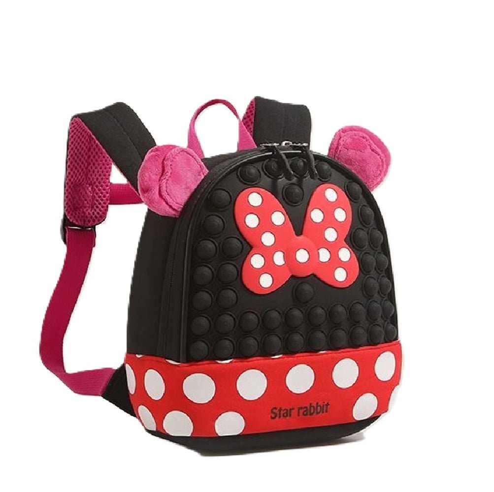 Cute Animal Pop It Fidget Silicone Kids Backpack - itzy bitsy