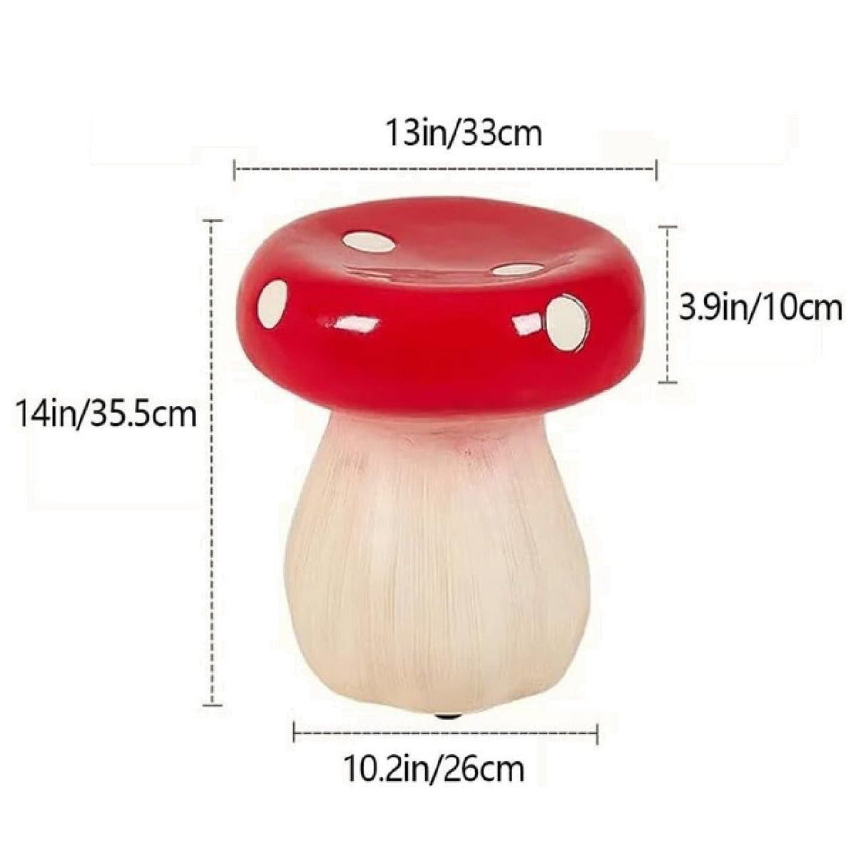 Decorative Cute Mushroom Stool / Side Table - itzy bitsy
