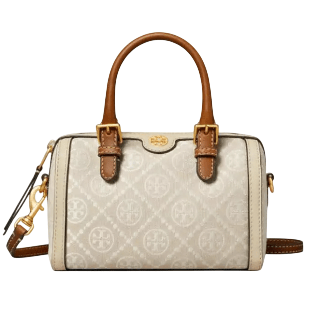 Tory Burch T Monogram Barrel Bag - itzy bitsy