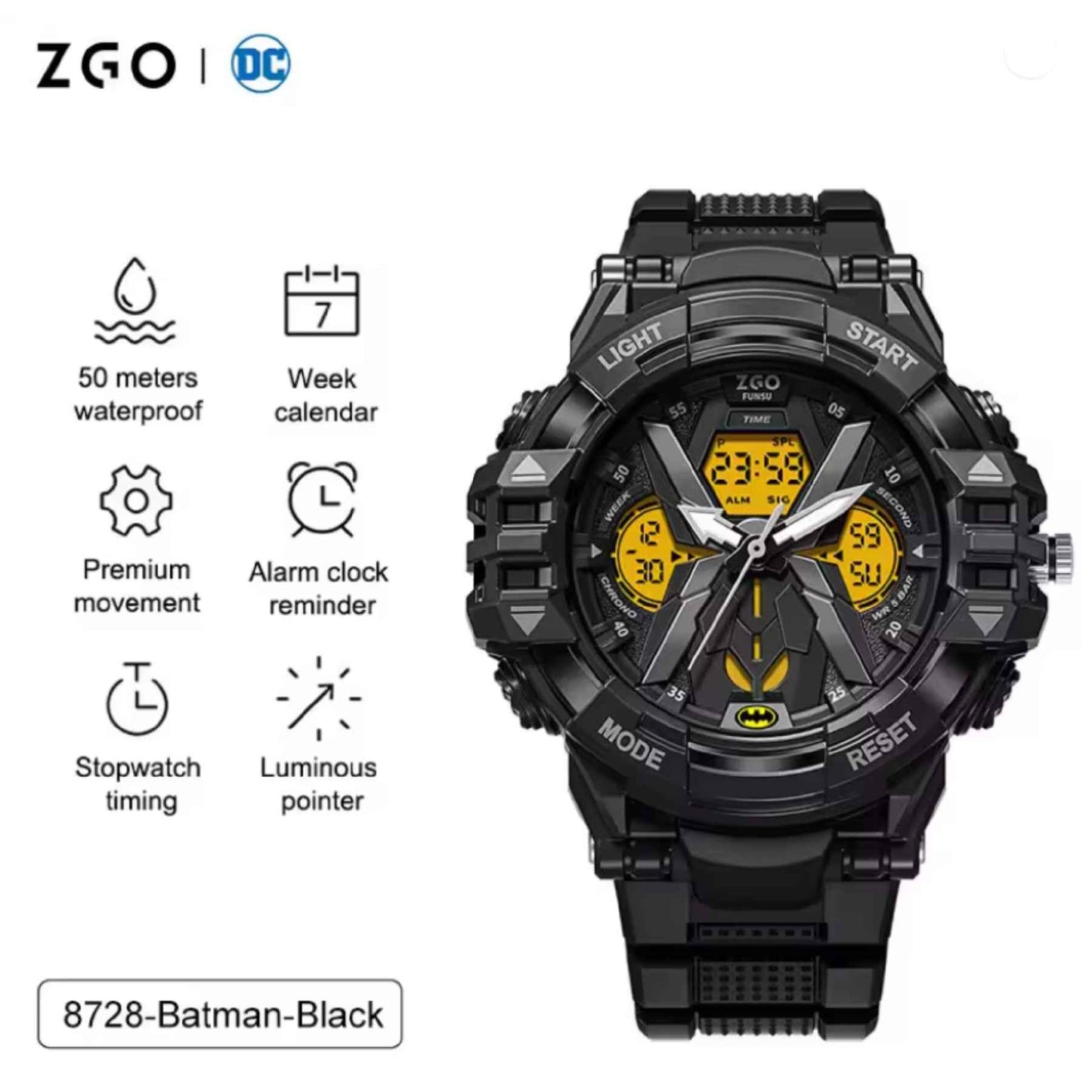 ZGO Warner DC Batman Mechanical Watch - itzy bitsy