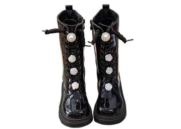 Children's Martin High Flower Boots