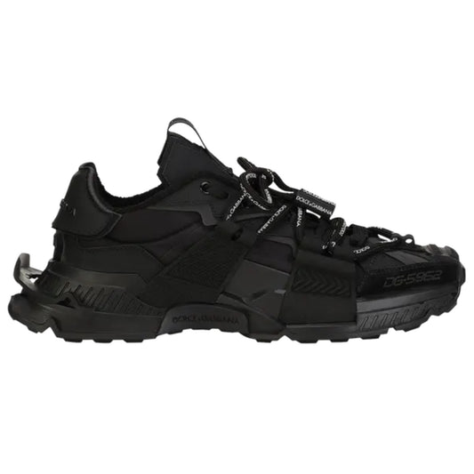 D&G Designer Inspired Space Sneakers - Black