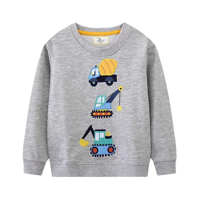 Boys Cute Applique Pullover - itzy bitsy