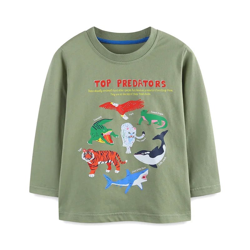 Boys Printed Long Sleeve - itzy bitsy